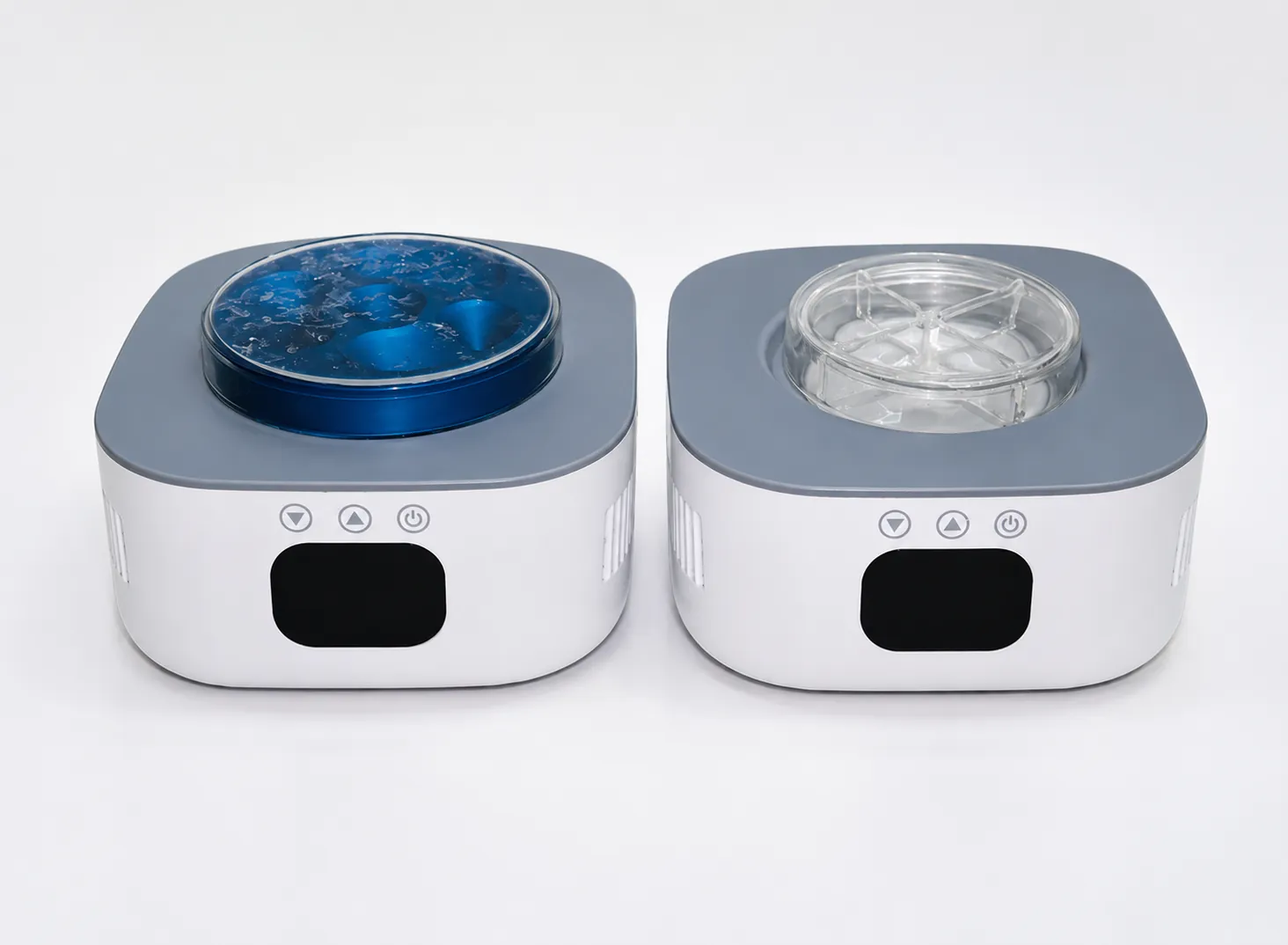 Two medical-grade graft chillers at GraftLab Manila holding extracted follicular units at optimal temperature